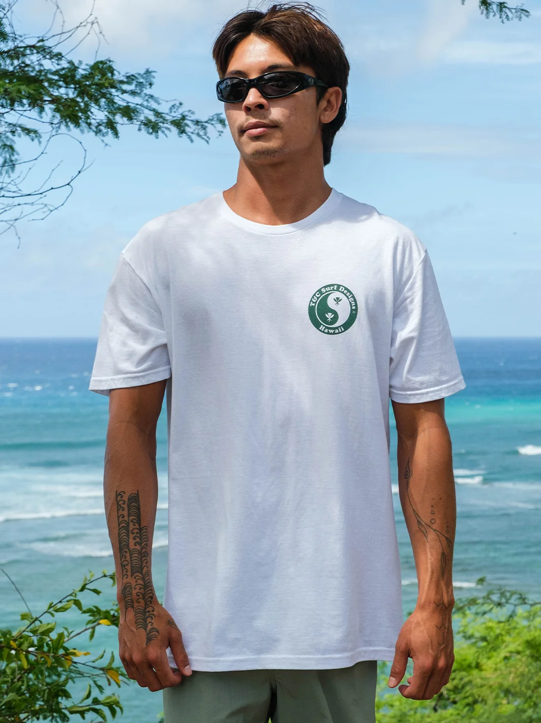 Anuenue Bridge Jersey Tee - Image 2