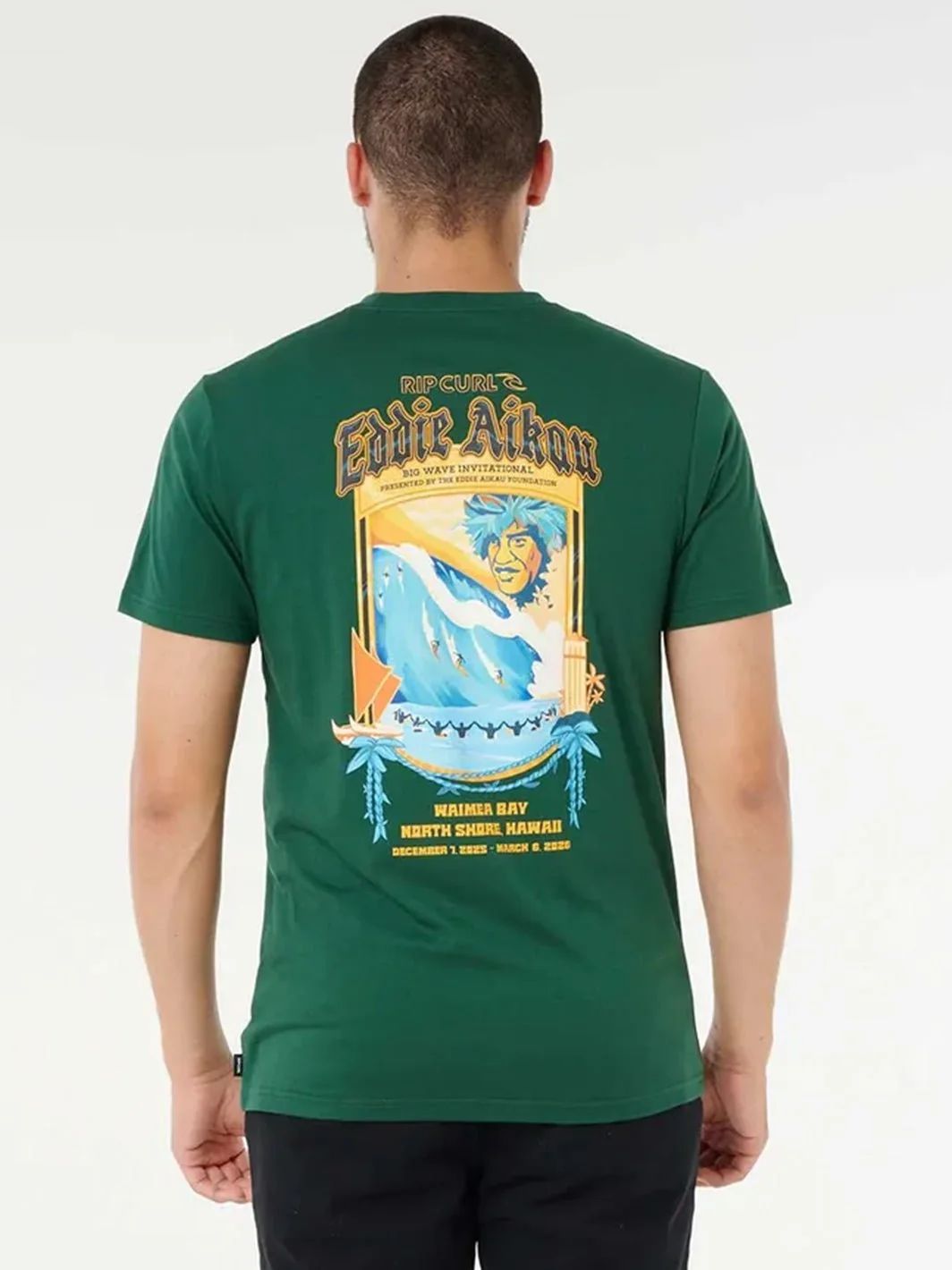 Eddie Would Go Poster Art Tee - Image 4