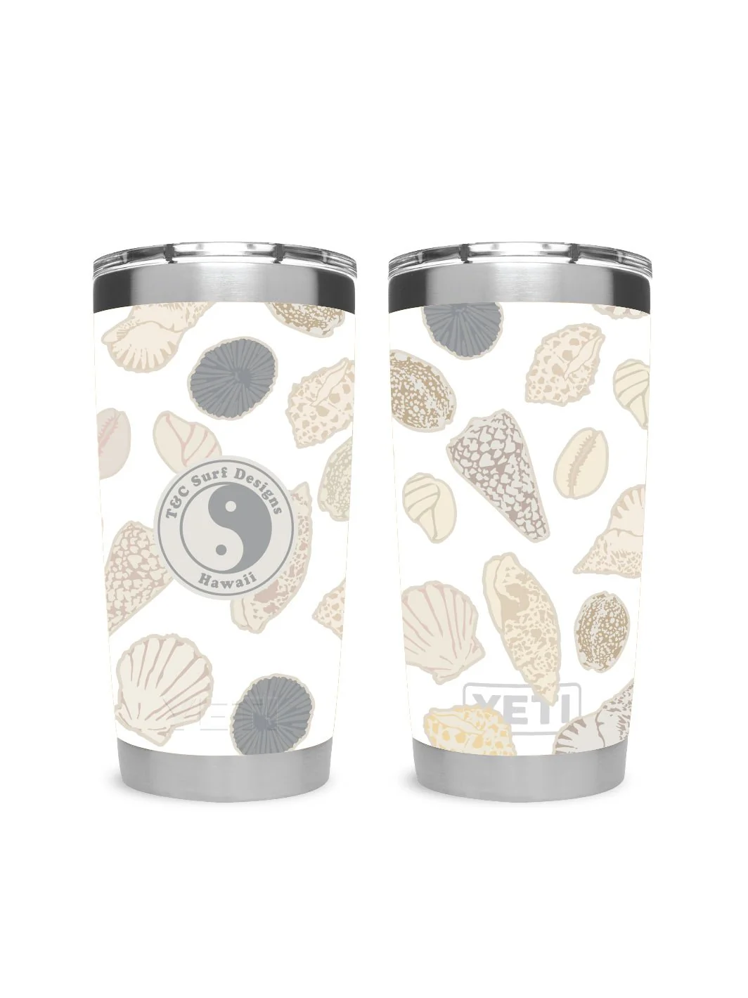 T&C Surf 20 oz Shell Mix Tumbler Yeti - Image 3