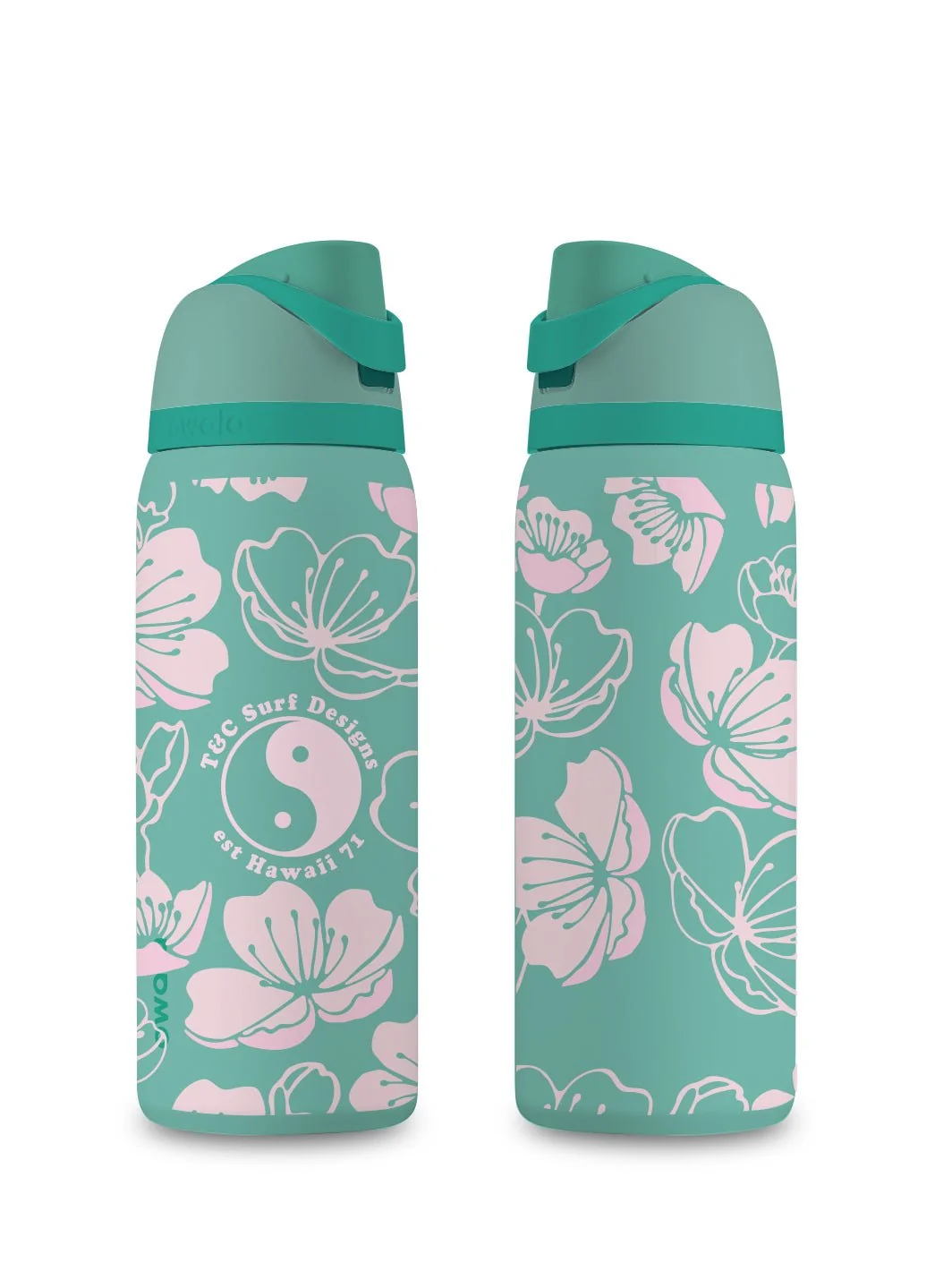 T&C Surf 32 oz Cherry Sakura Owala - Image 3