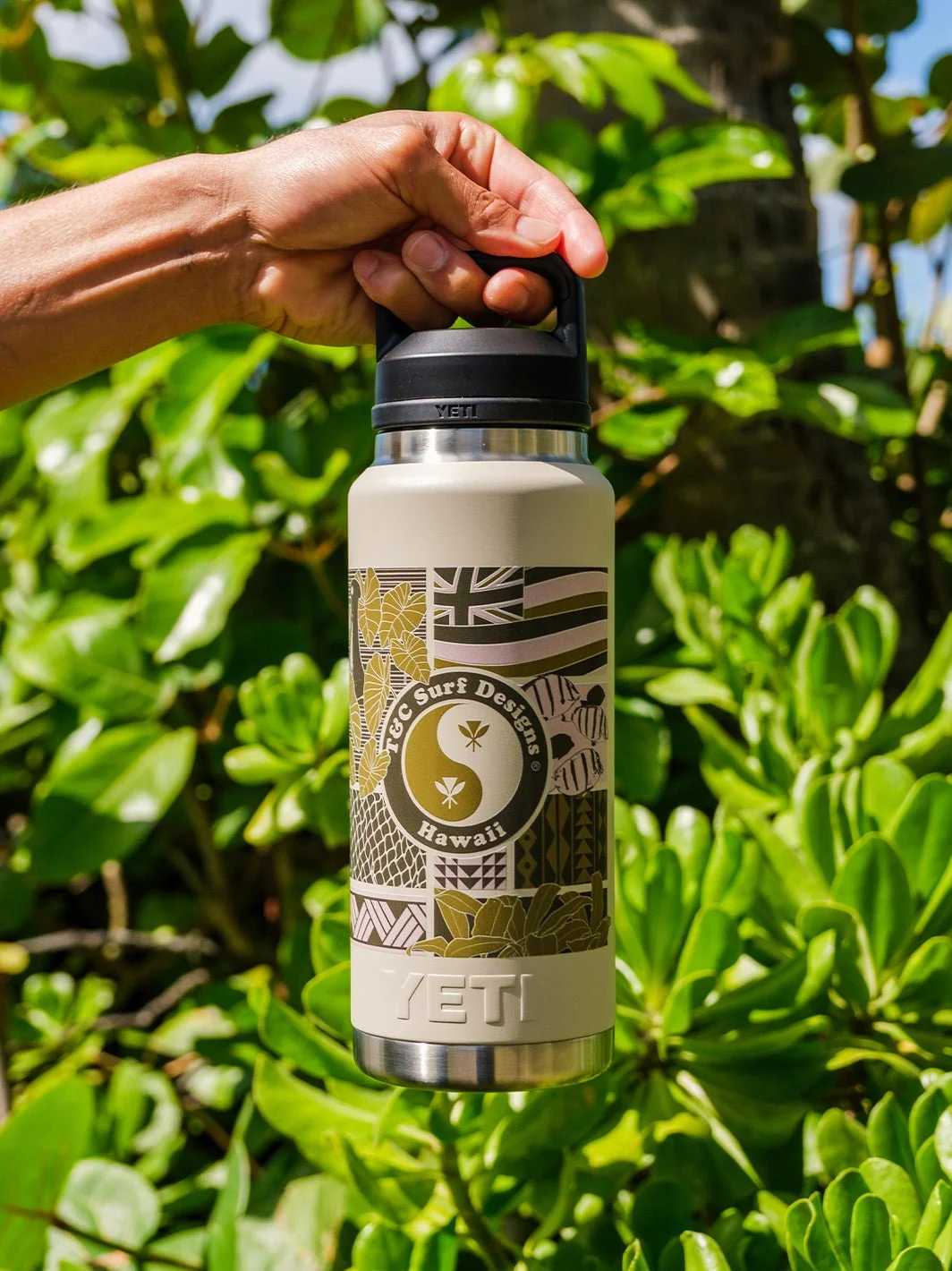 T&C Surf 36 oz Aina Rich Rambler Yeti Bottle with Chug Cap - Image 5