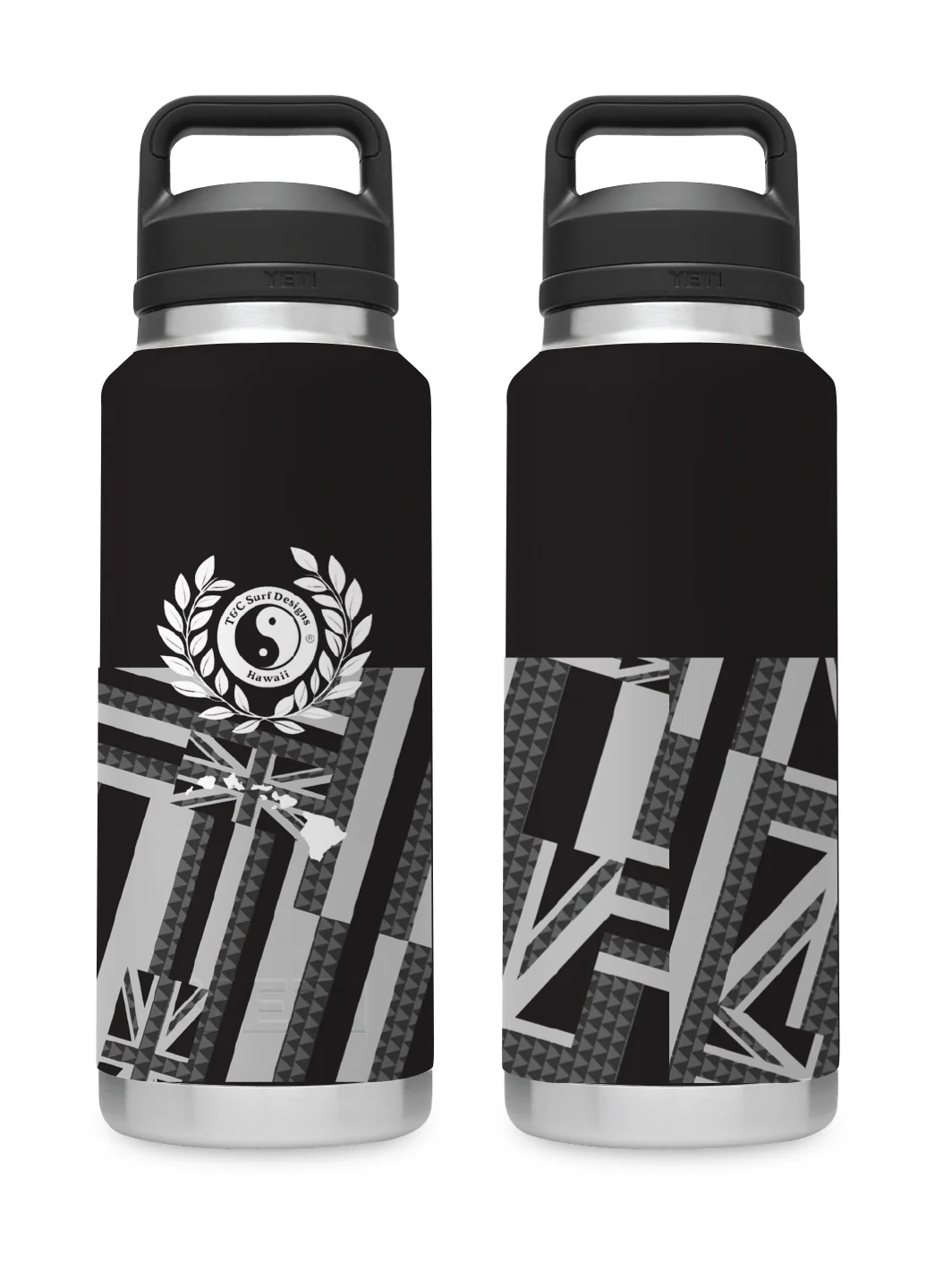 T&C Surf 36 oz Flagship Rambler Yeti Bottle with Chug Cap - Image 3
