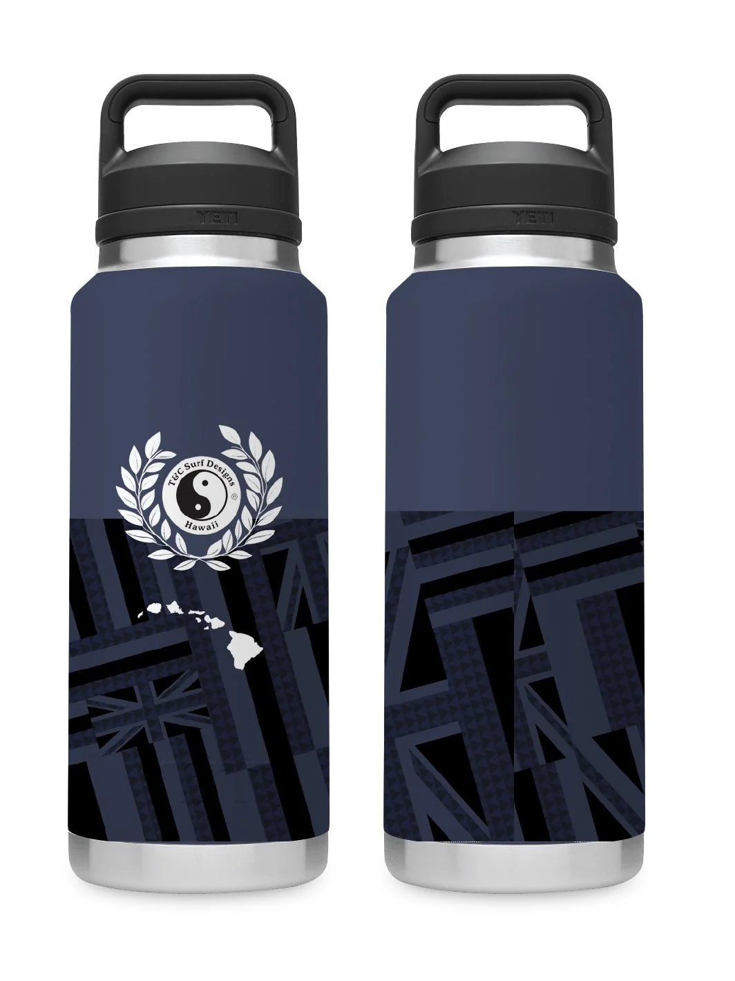 T&C Surf 36 oz Flagship Rambler Yeti Bottle with Chug Cap - Image 4