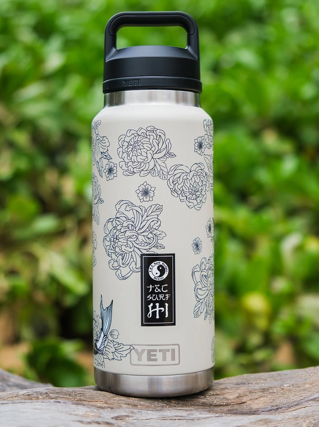 T&C Surf 36 oz Koiloha Rambler Yeti Bottle with Chug Cap - Image 4