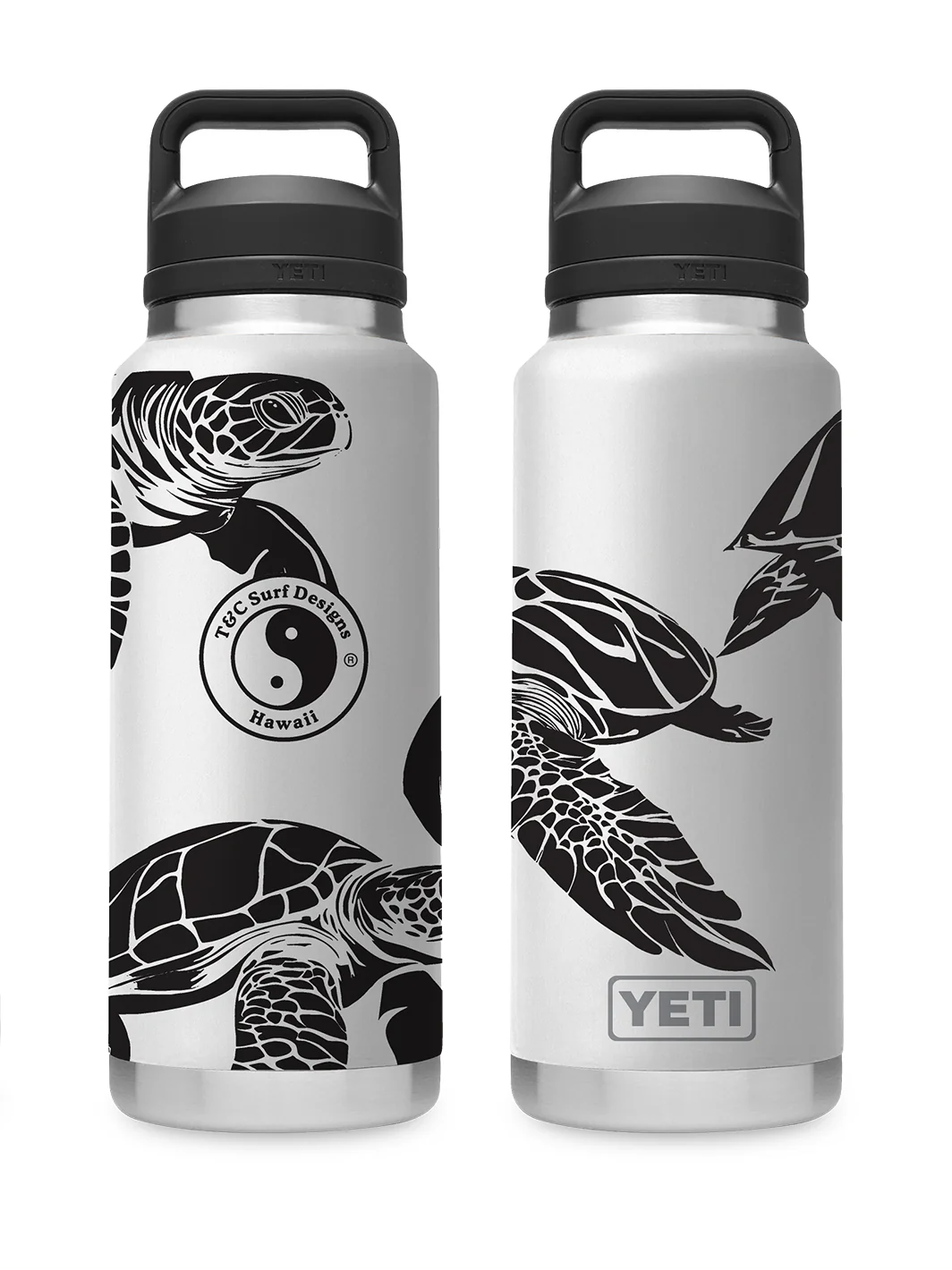 T&C Surf 36 oz Laniakea Rambler Yeti Bottle with Chug Cap - Image 5