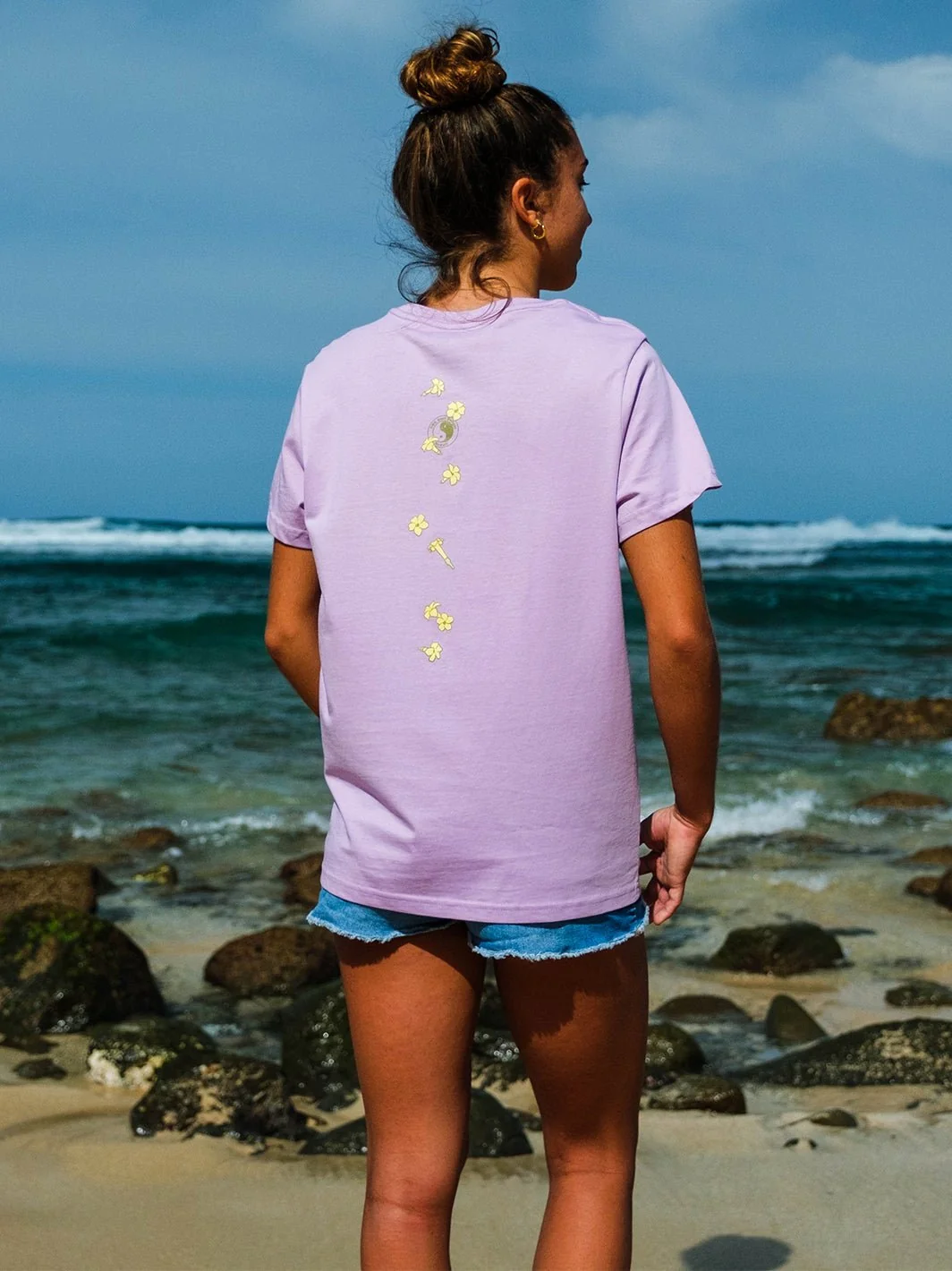 Falling Puakeni Maple Tee - Image 4