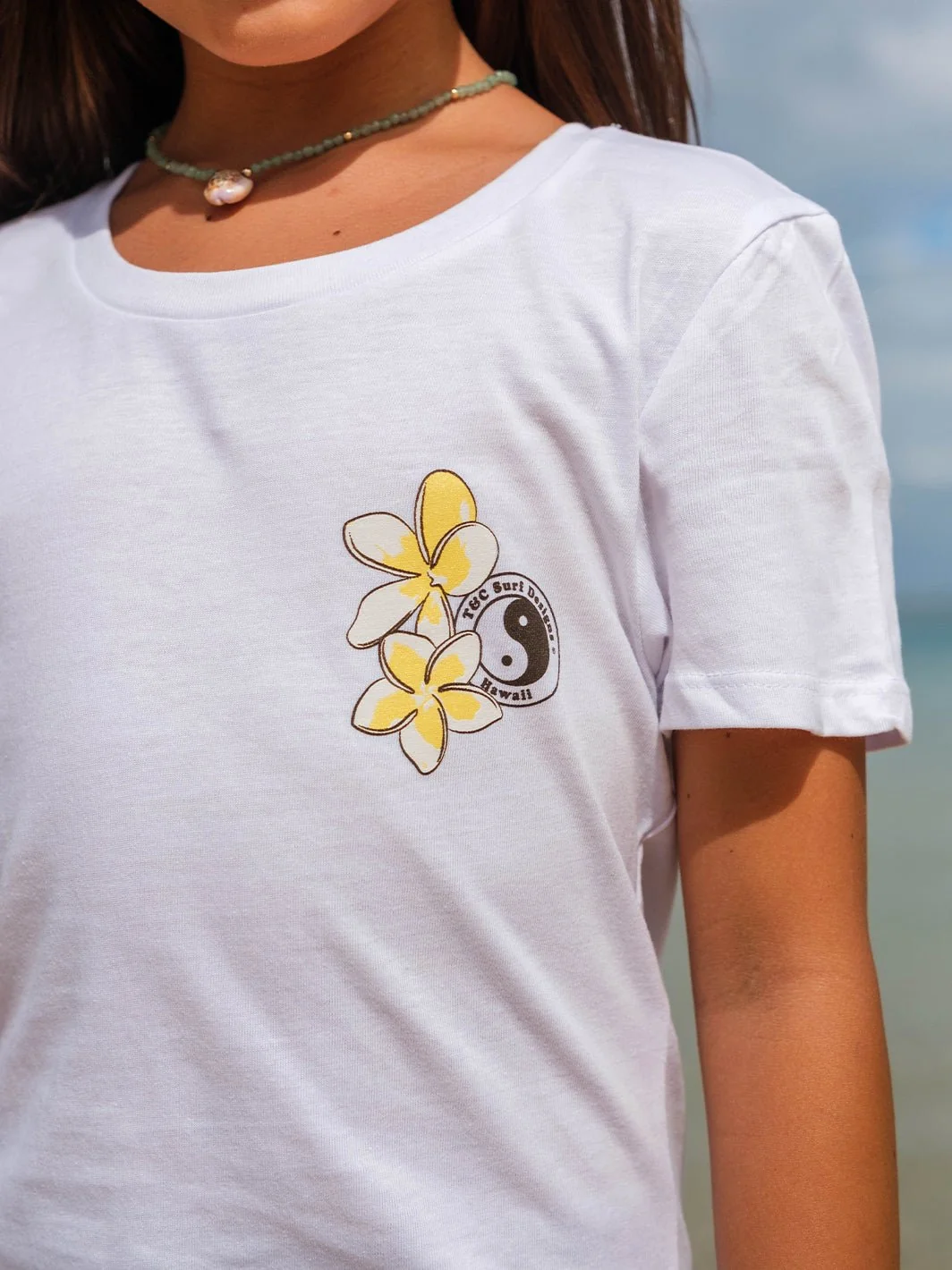 Girls Pua Melia Vertical Sweetheart Tee - Image 2