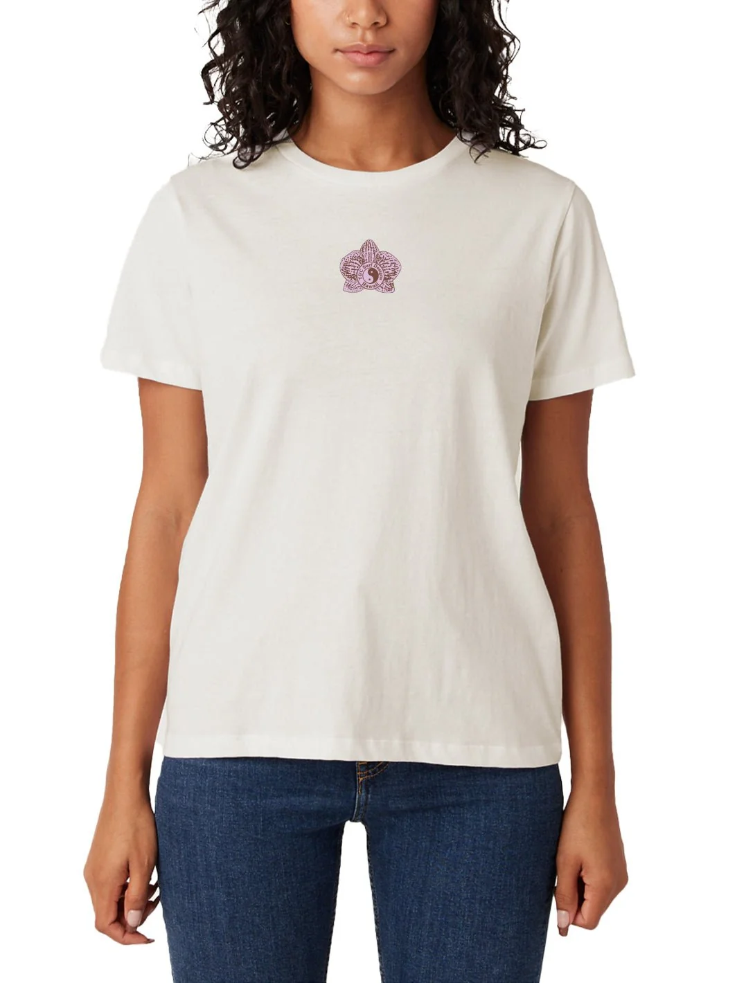 Orchid Trio Classic Tee - Image 2