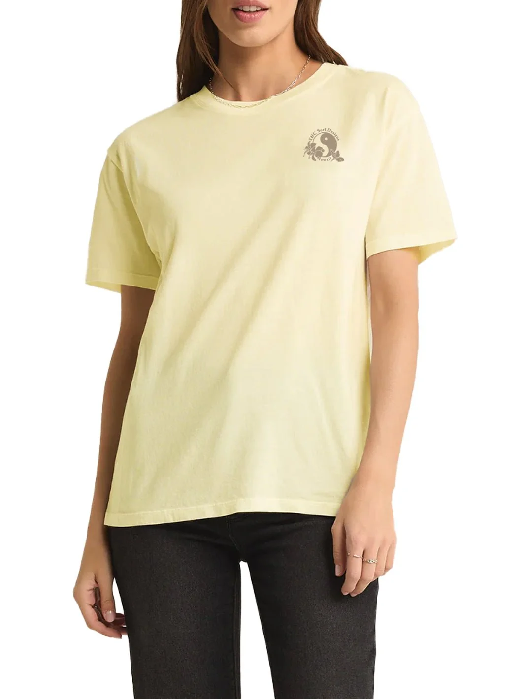 Plumeria Logo Boyfriend Tee - Image 10