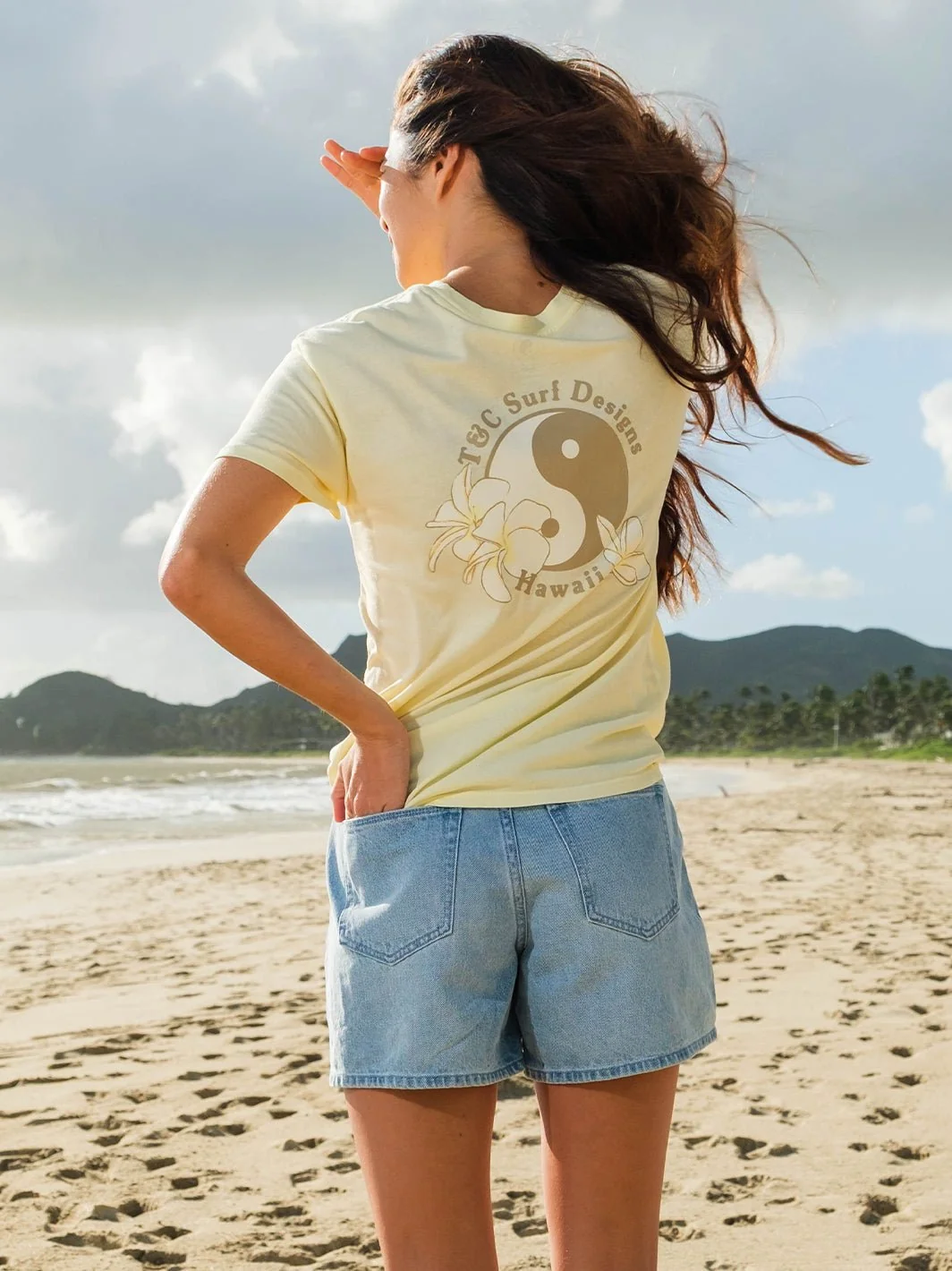 Plumeria Logo Boyfriend Tee - Image 3