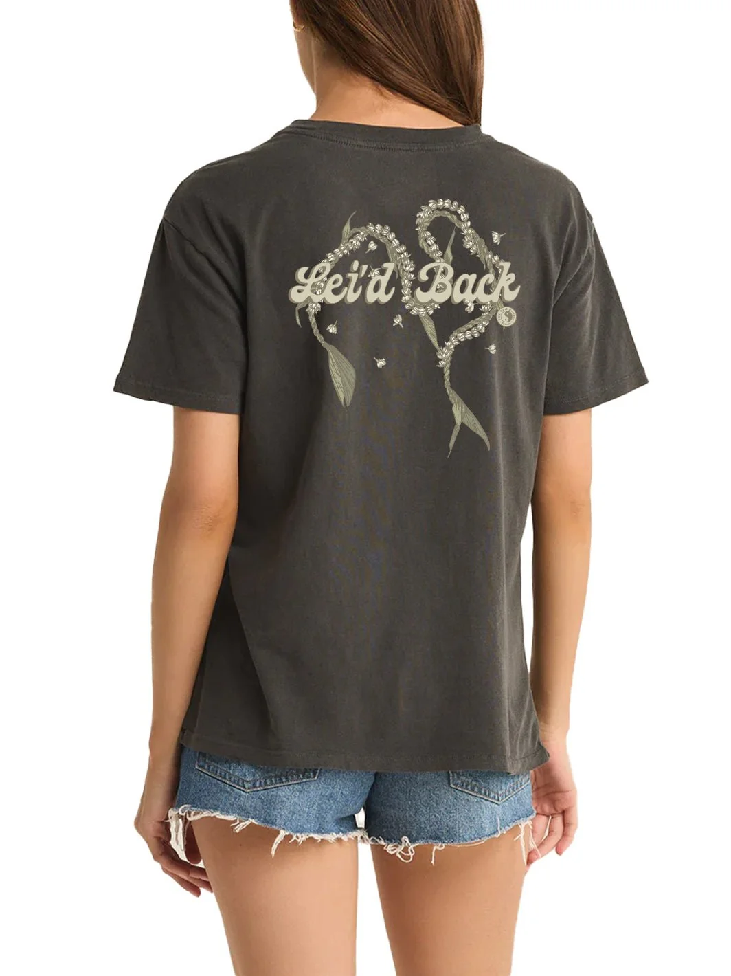 Ti Pikake Lei Boyfriend Tee - Image 5